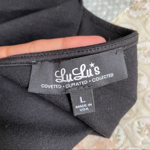 Lulus black dress bodycon - Picture 3 of 3